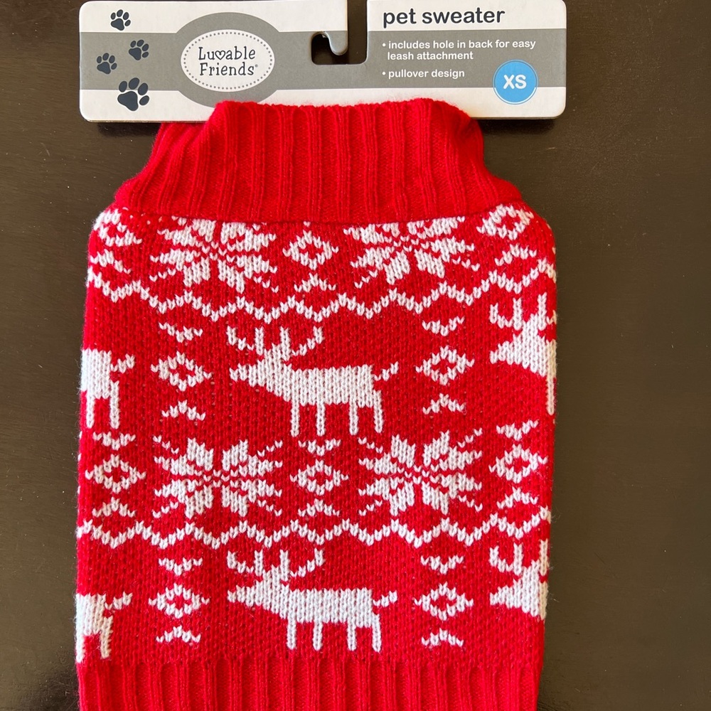 Brand new pet sweater